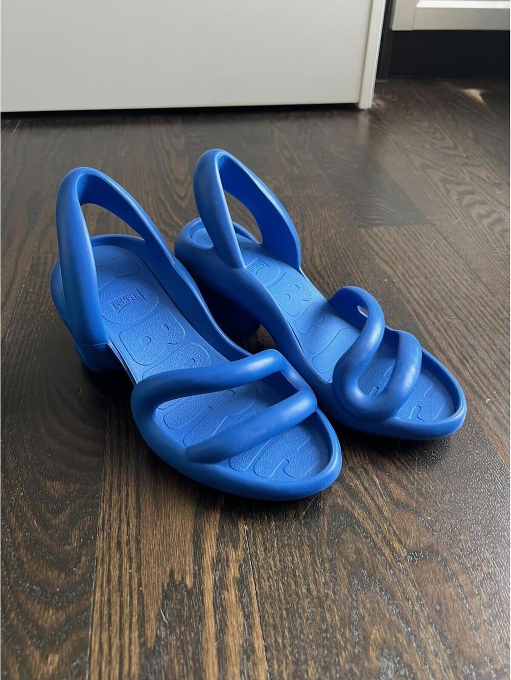 Camper Kobarah Dark Blue Sandals NEW Women's EU 36 NEVER WORN MRSP $225 - Picture 2 of 5
